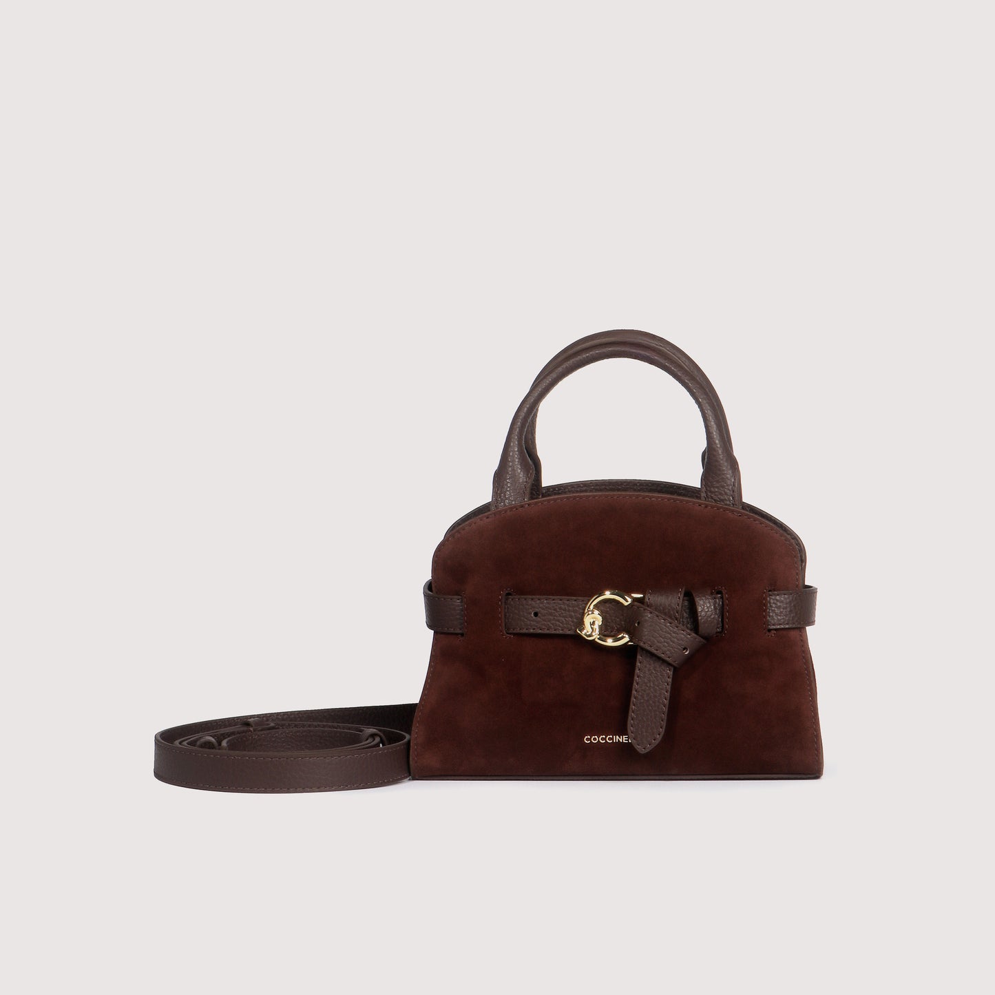 COCCINELLE SABINE SUEDE BIMATERIAL SMALL