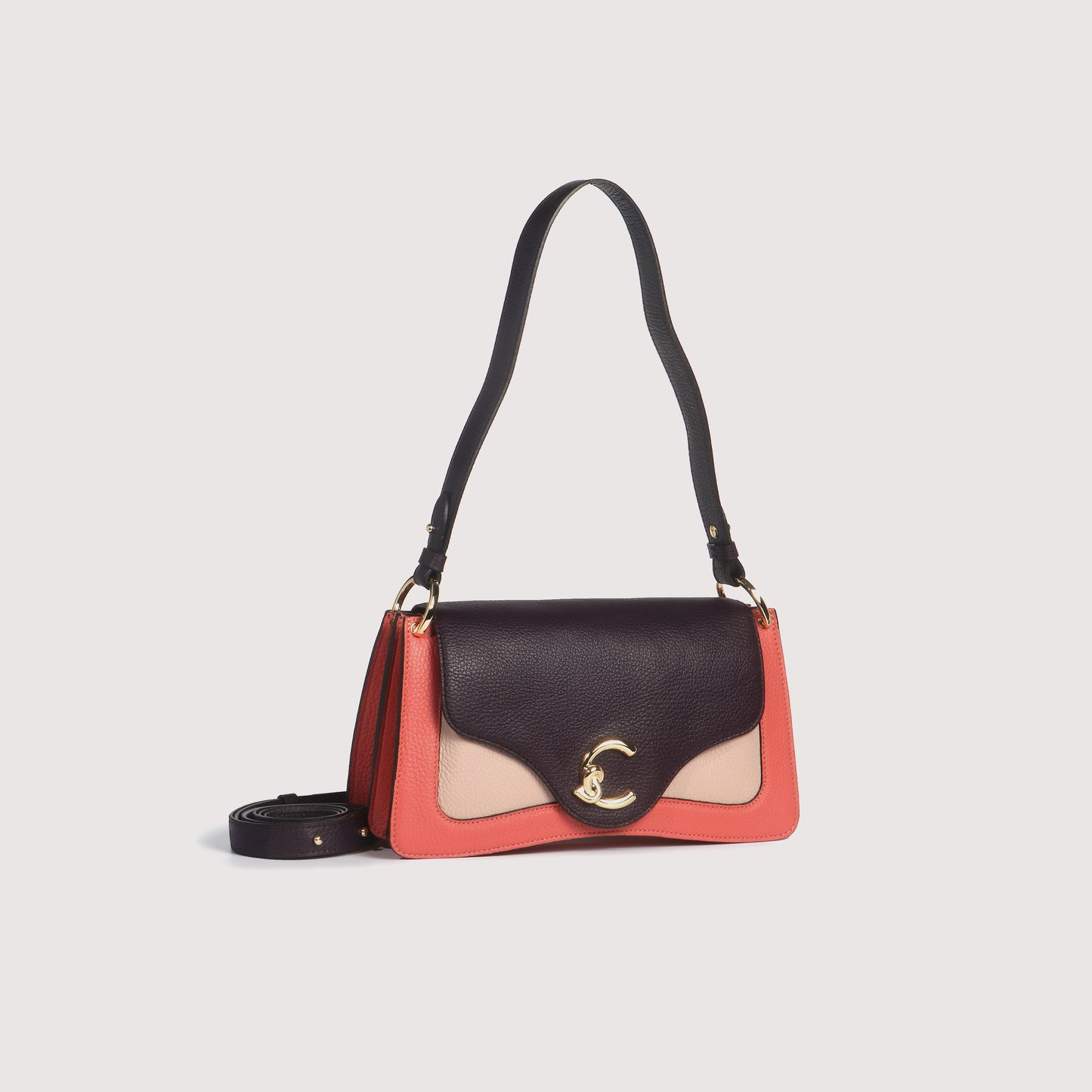 COCCINELLE C-ME TRICOLOR MEDIUM