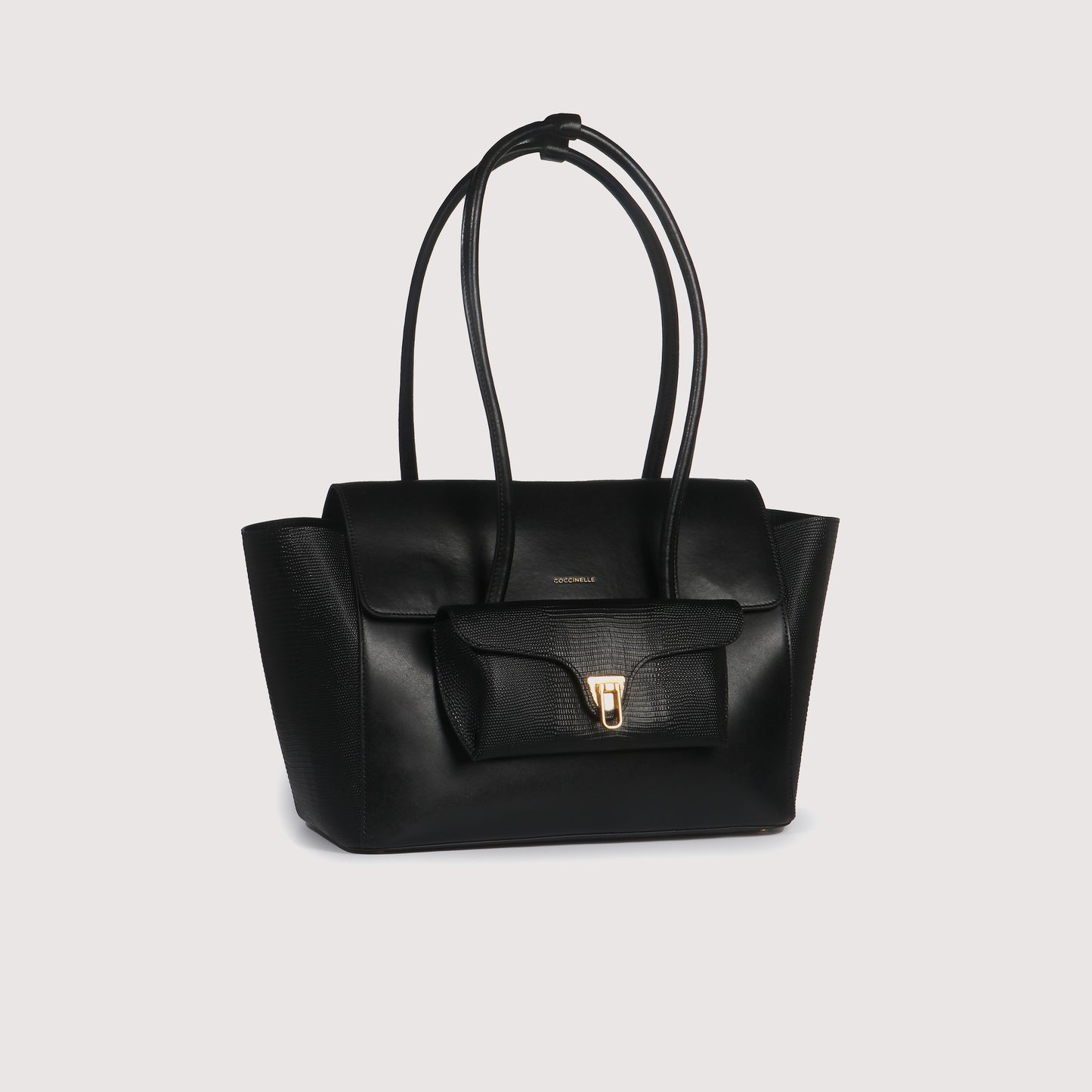 COCCINELLE DOUBLE BEAT BIMATERIAL MEDIUM