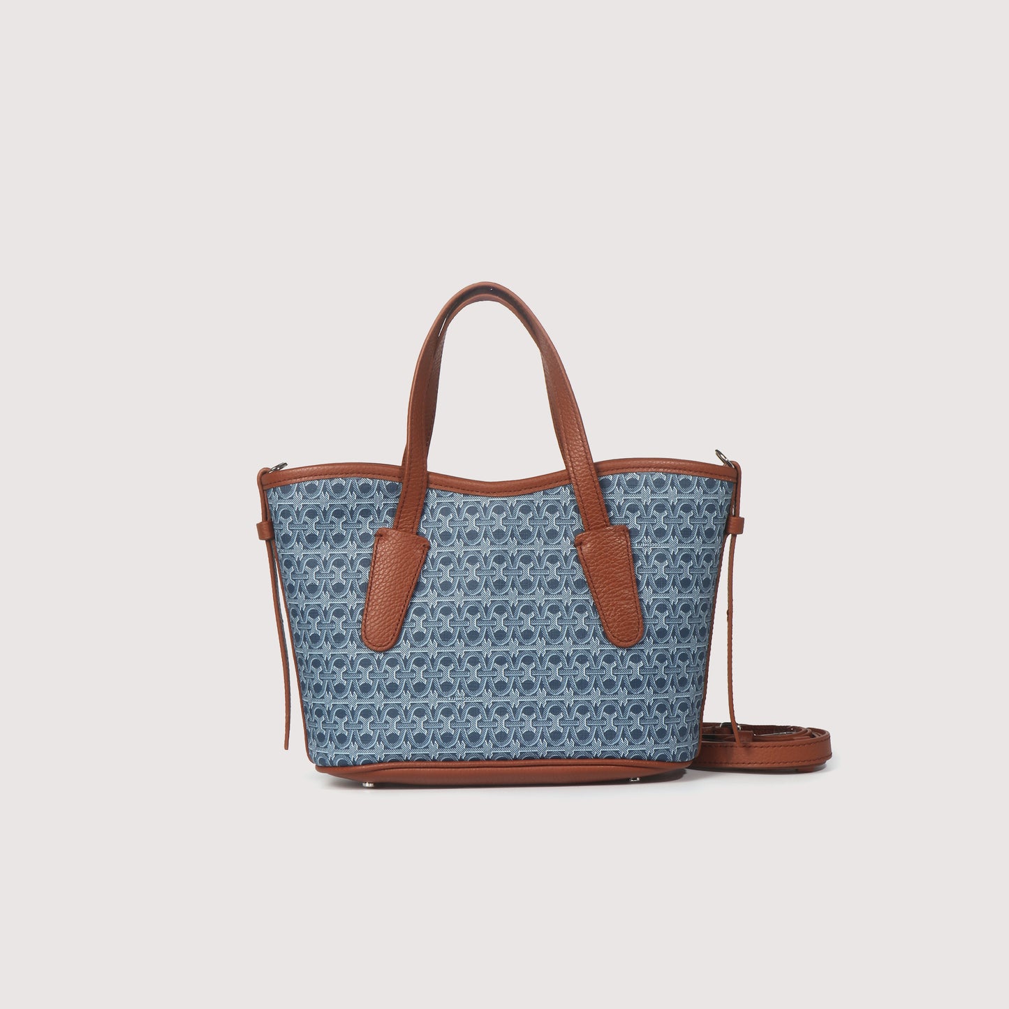COCCINELLE NEW NEVER WITHOUT BAG COATED MONOGRAM SMALL