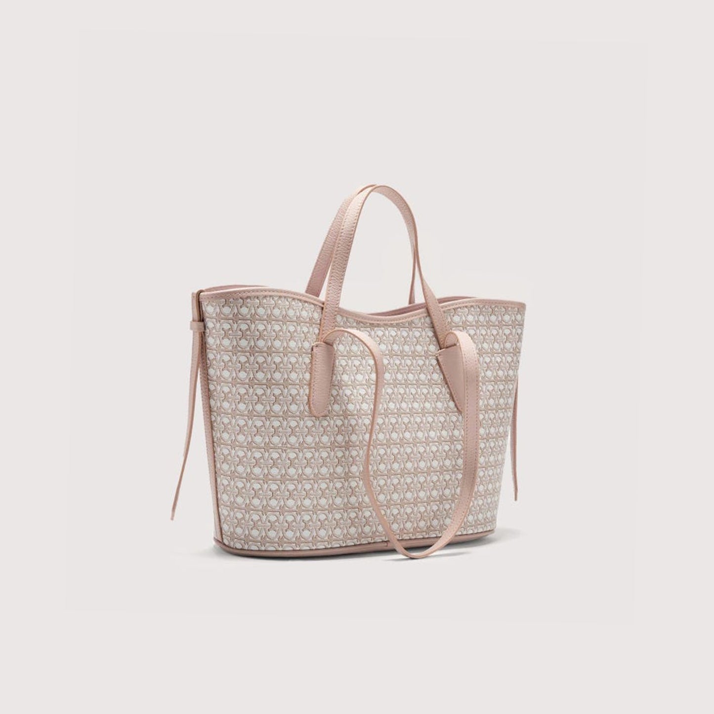 COCCINELLE NEW NEVER WITHOUT BAG COATED MONOGRAM MEDIUM