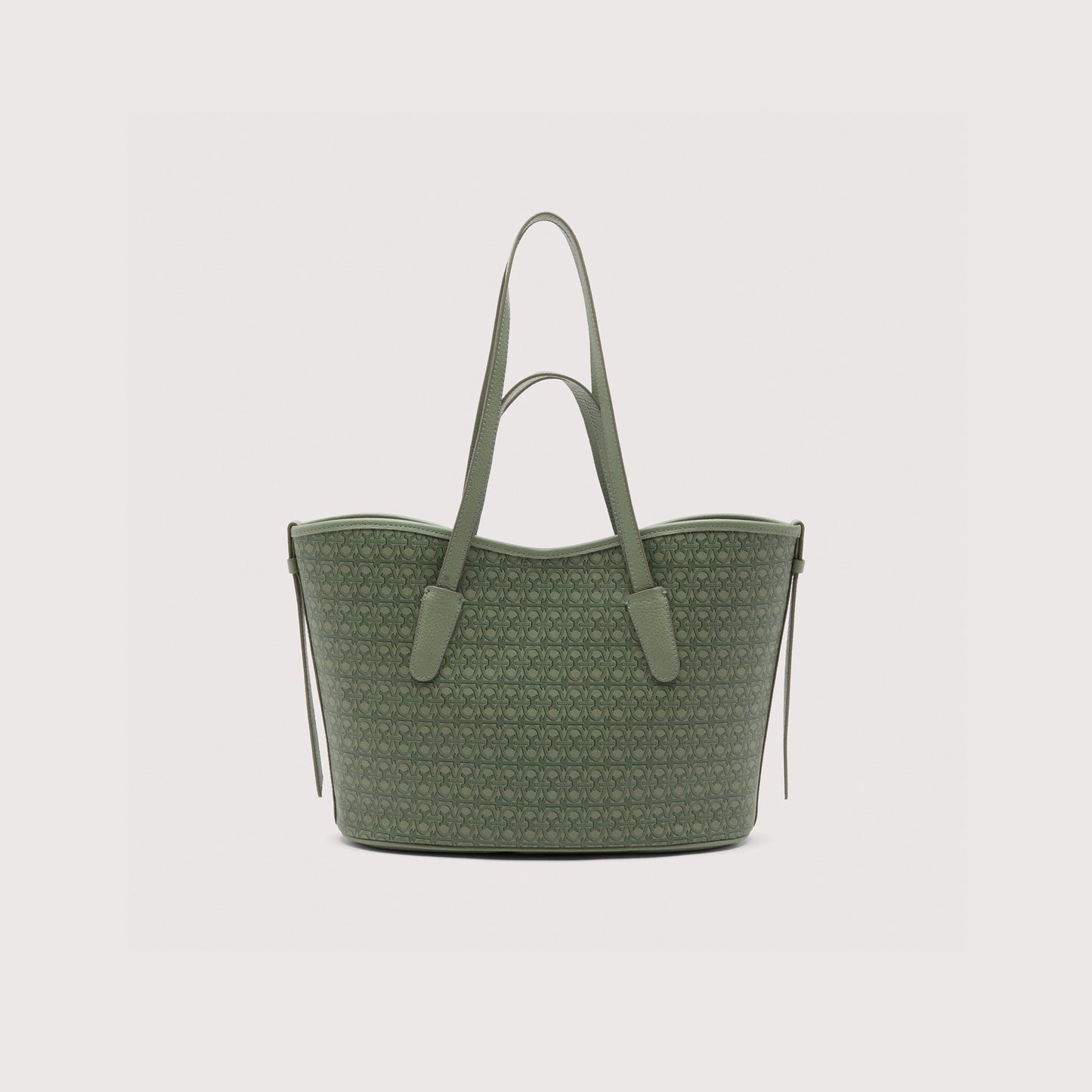 COCCINELLE NEW NEVER WITHOUT BAG COATED MONOGRAM MEDIUM