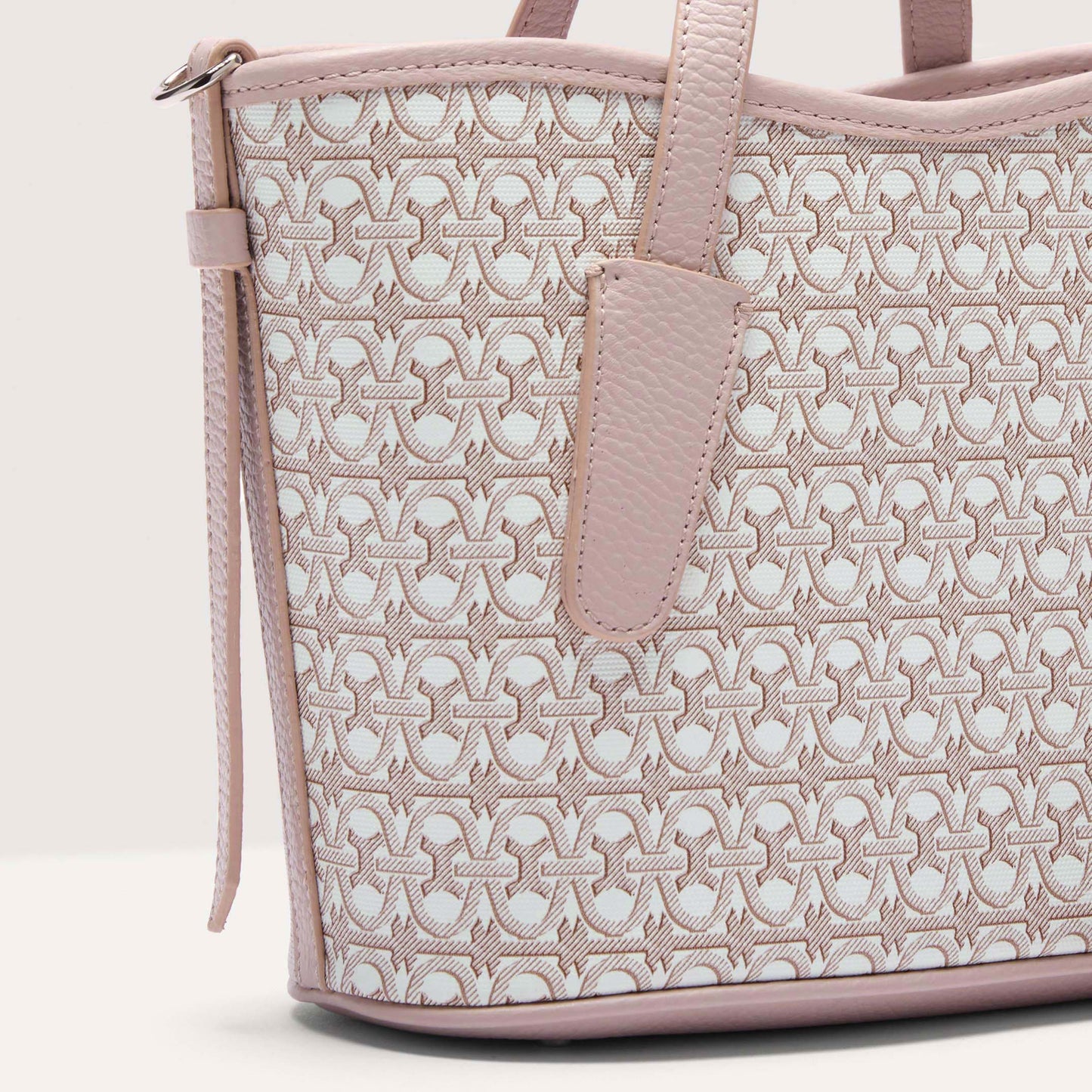 COCCINELLE NEW NEVER WITHOUT BAG COATED MONOGRAM SMALL