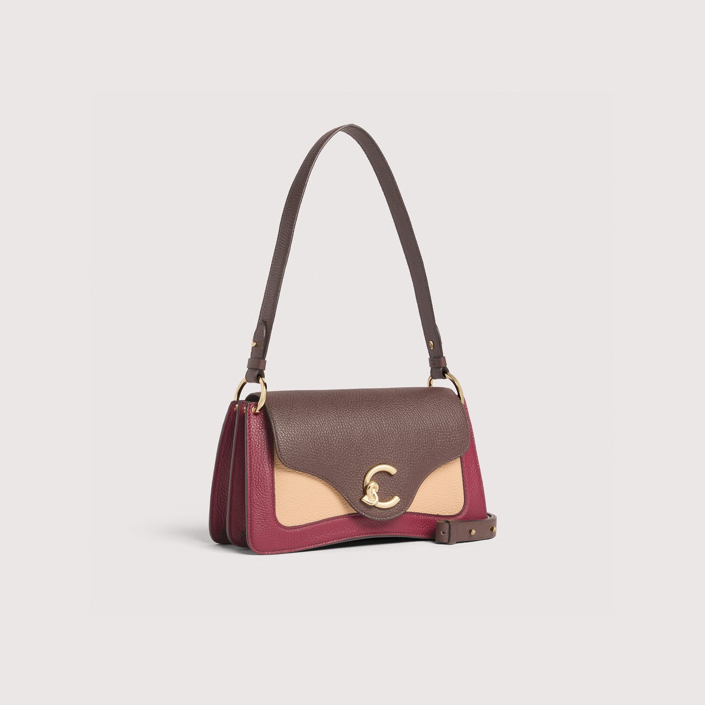 COCCINELLE C-ME TRICOLOR MEDIUM
