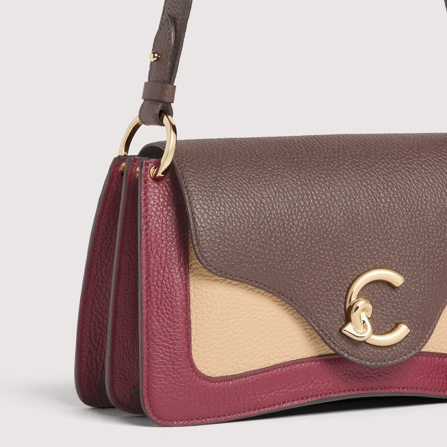 COCCINELLE C-ME TRICOLOR MEDIUM