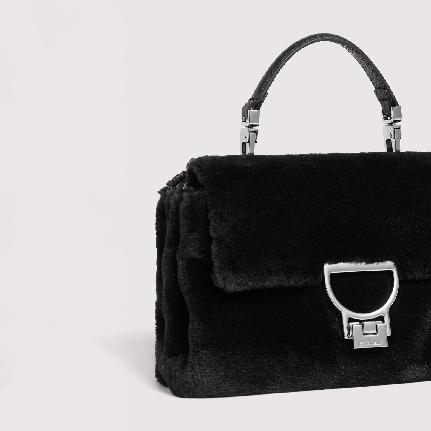COCCINELLE ARLETTIS SYNTHETIC FUR SMALL