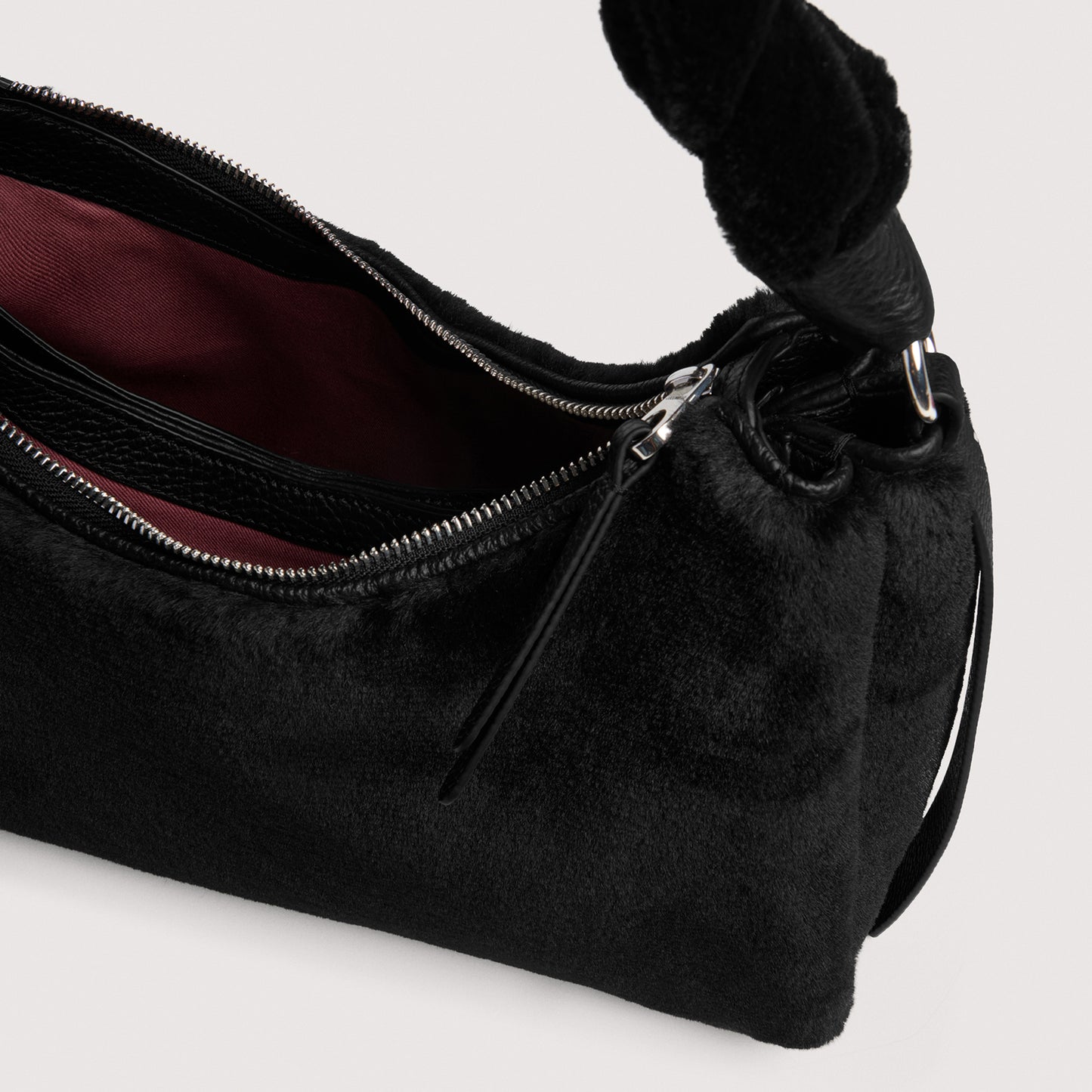 COCCINELLE BOHEME SYNTHETIC FUR SMALL