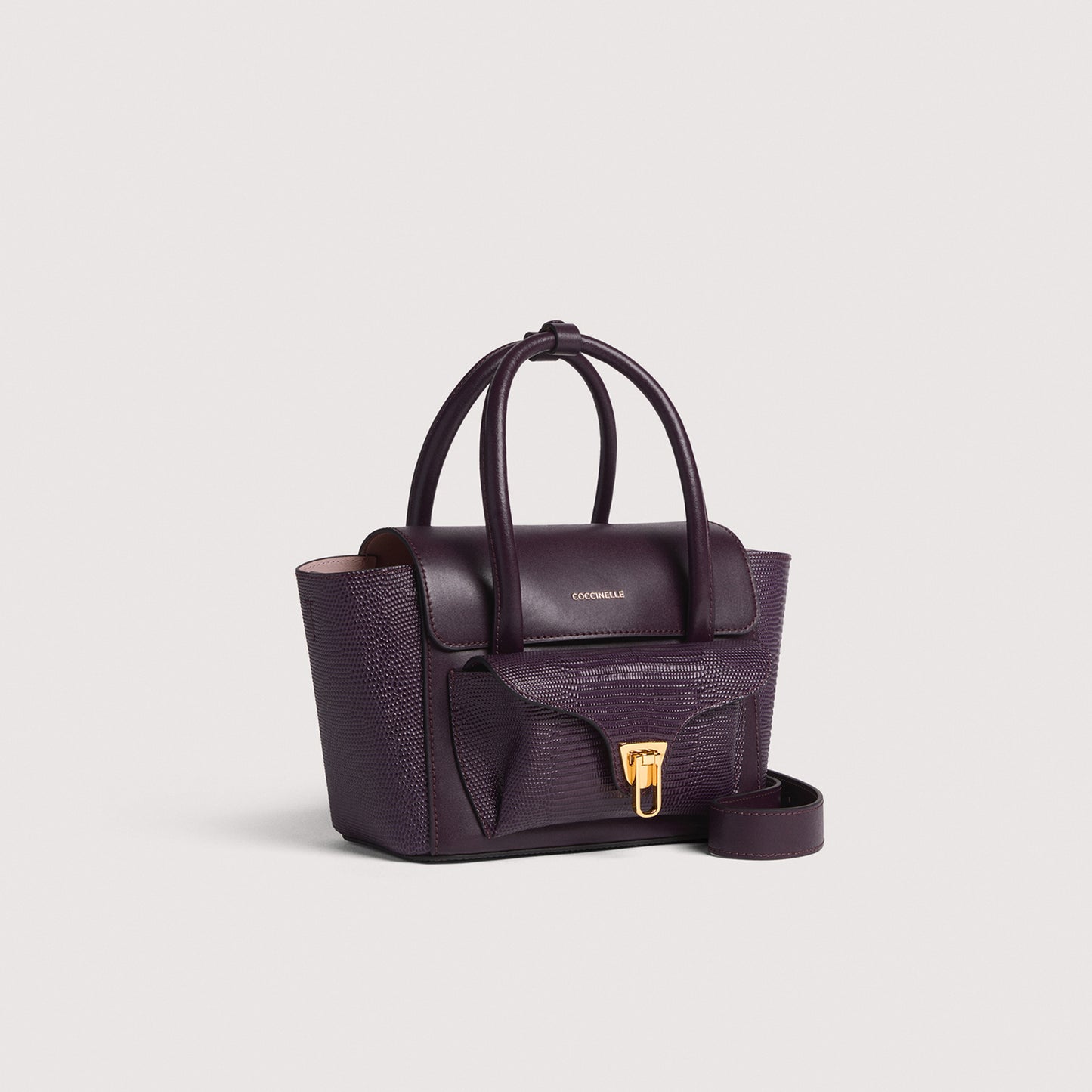 COCCINELLE DOUBLE BEAT BIMATERIAL SMALL