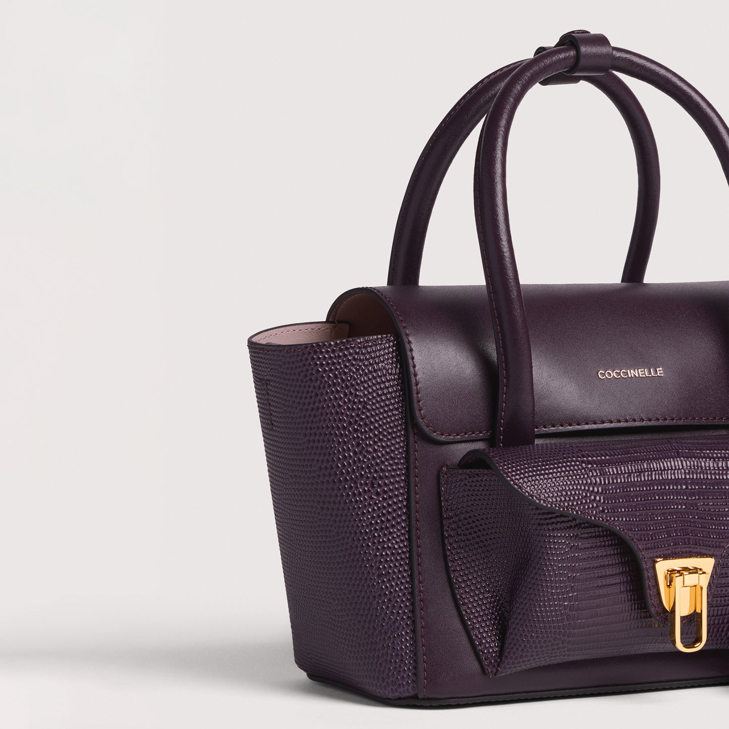 COCCINELLE DOUBLE BEAT BIMATERIAL SMALL