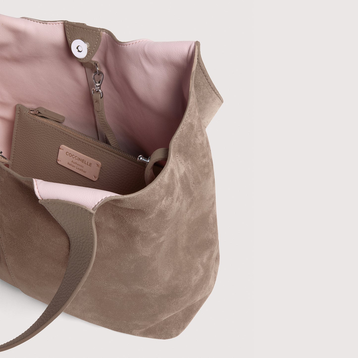 COCCINELLE C-EASY SUEDE MEDIUM