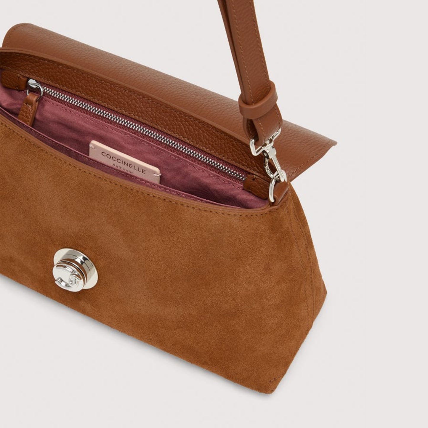 COCCINELLE NIKLA SUEDE BIMATERIAL MEDIUM