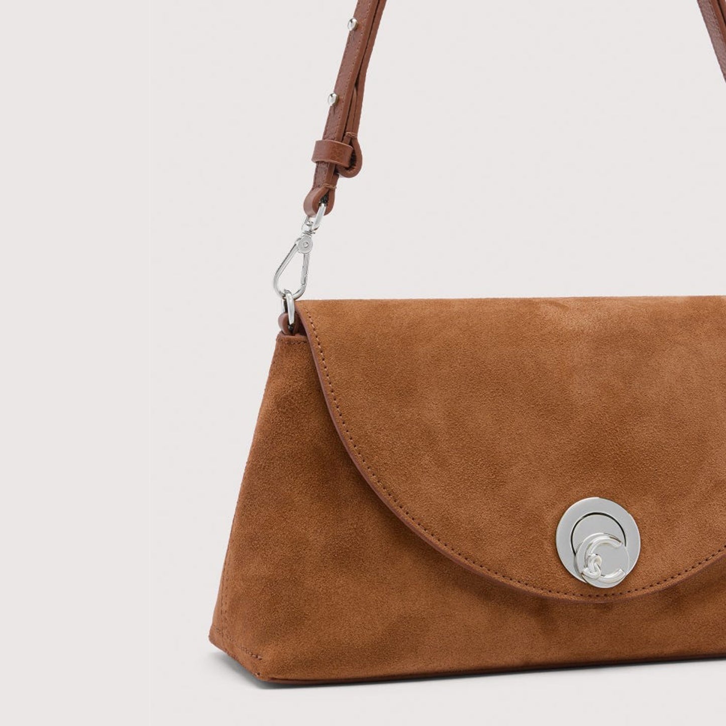 COCCINELLE NIKLA SUEDE BIMATERIAL MEDIUM