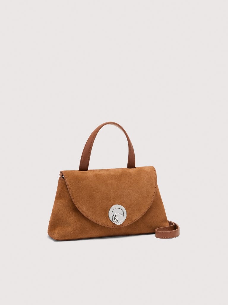 COCCINELLE NIKLA SUEDE BIMATERIAL SMALL