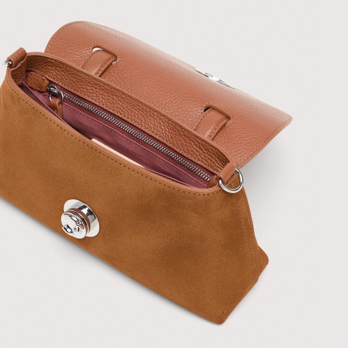 COCCINELLE NIKLA SUEDE BIMATERIAL SMALL