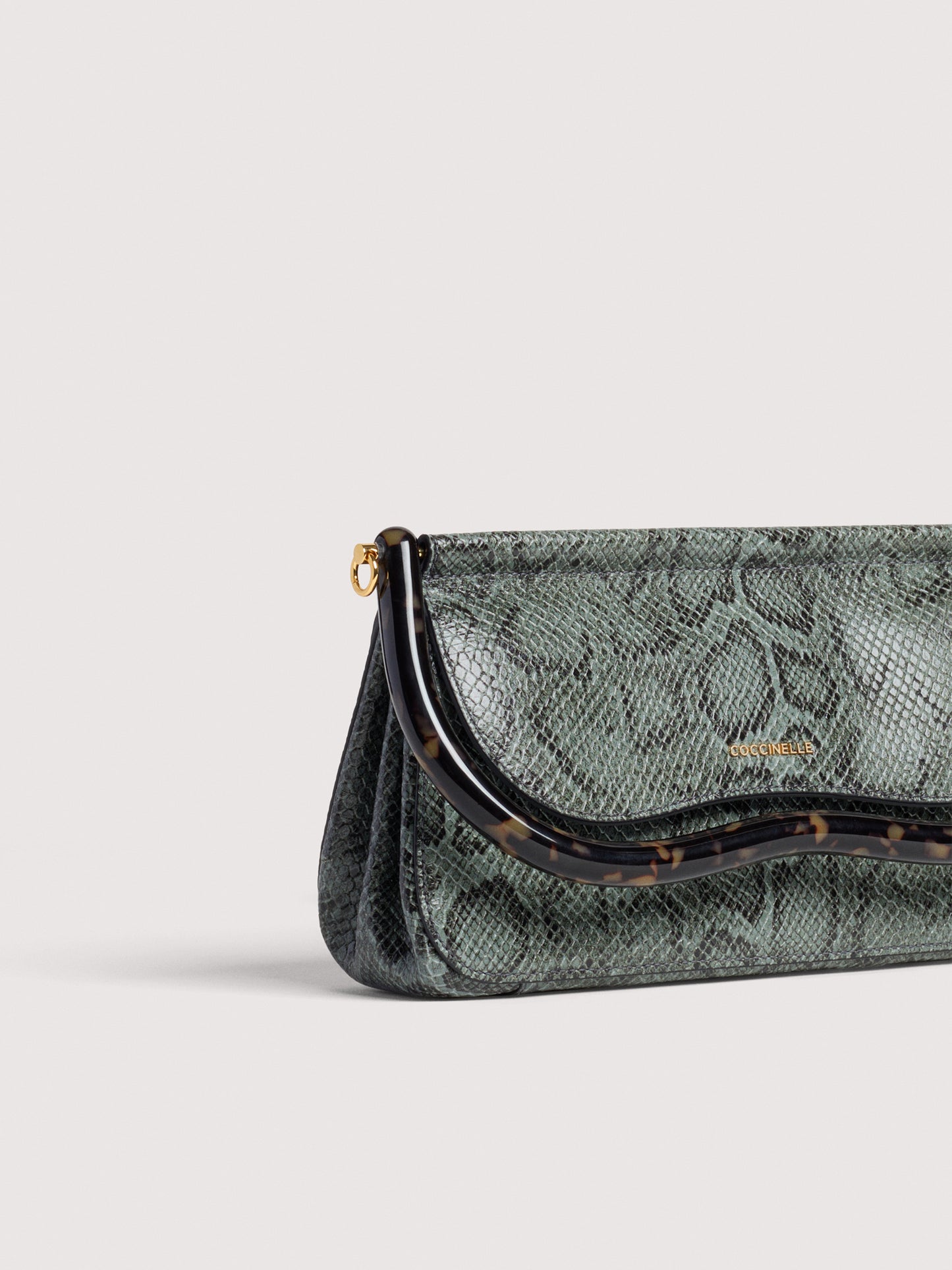 COCCINELLE CORA WATER SNAKE MEDIUM