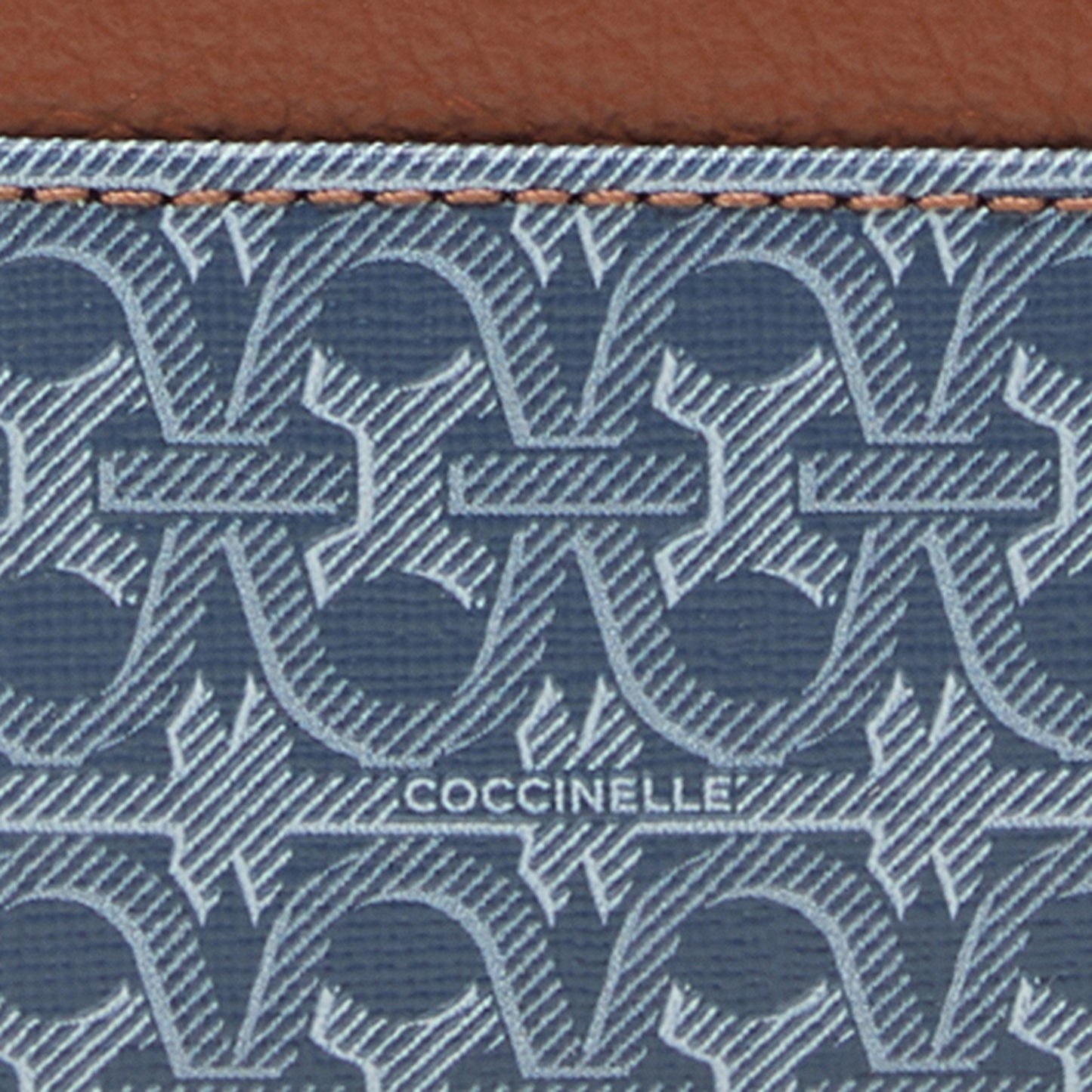 COCCINELLE LOREEN DENIM COATED MONOGRAM