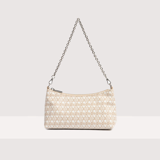 COCCINELLE AURA COATED MONOGRAM MINI