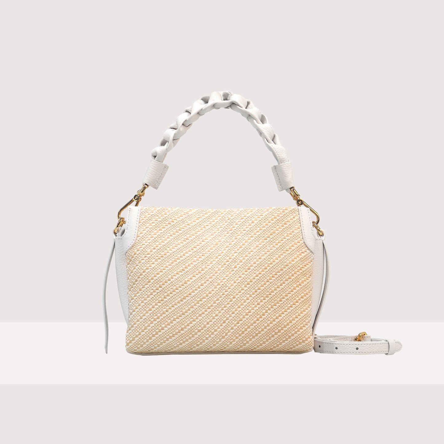 COCCINELLE BOHEME BICOLOR STRAW