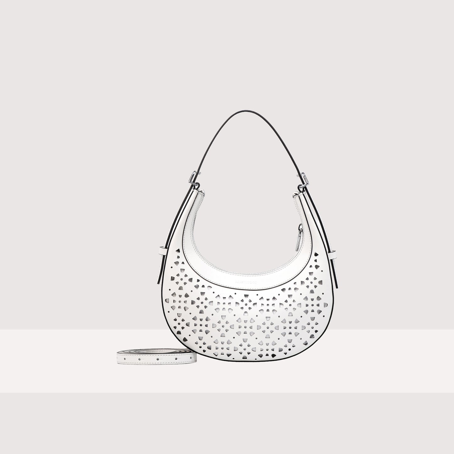 COCCINELLE WHISPER COW HIDE PERFOREE MINI