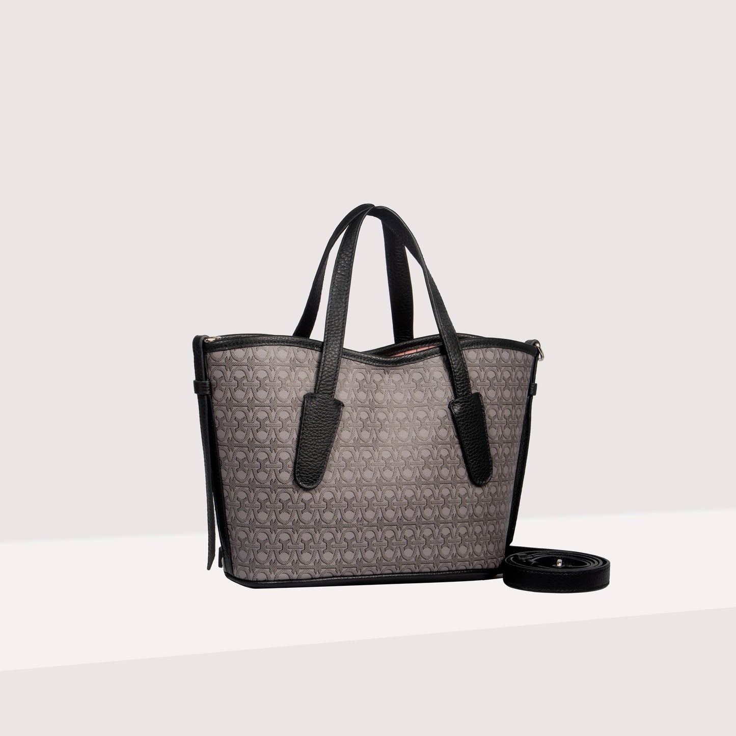 COCCINELLE NEW NEVER WITHOUT BAG COATED MONOGRAM SMALL
