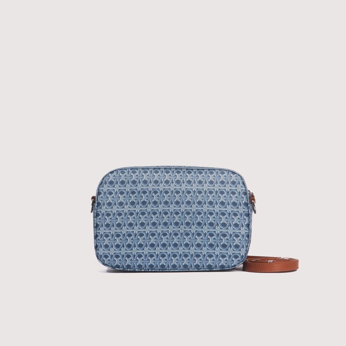 COCCINELLE BEAT DENIM COATED MOOGRAM SMALL