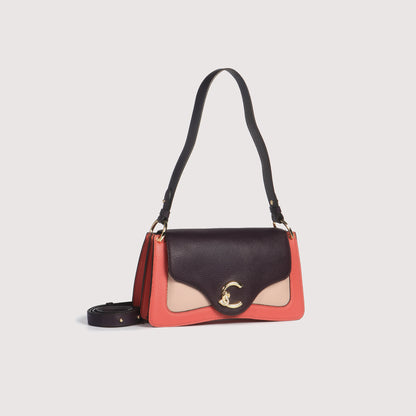 COCCINELLE C-ME TRICOLOR MEDIUM