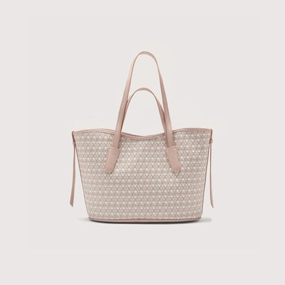 COCCINELLE NEW NEVER WITHOUT BAG COATED MONOGRAM MEDIUM
