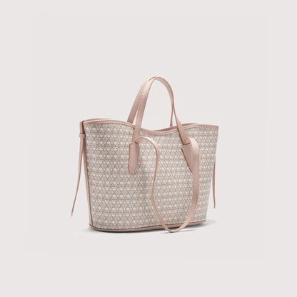 COCCINELLE NEW NEVER WITHOUT BAG COATED MONOGRAM MEDIUM