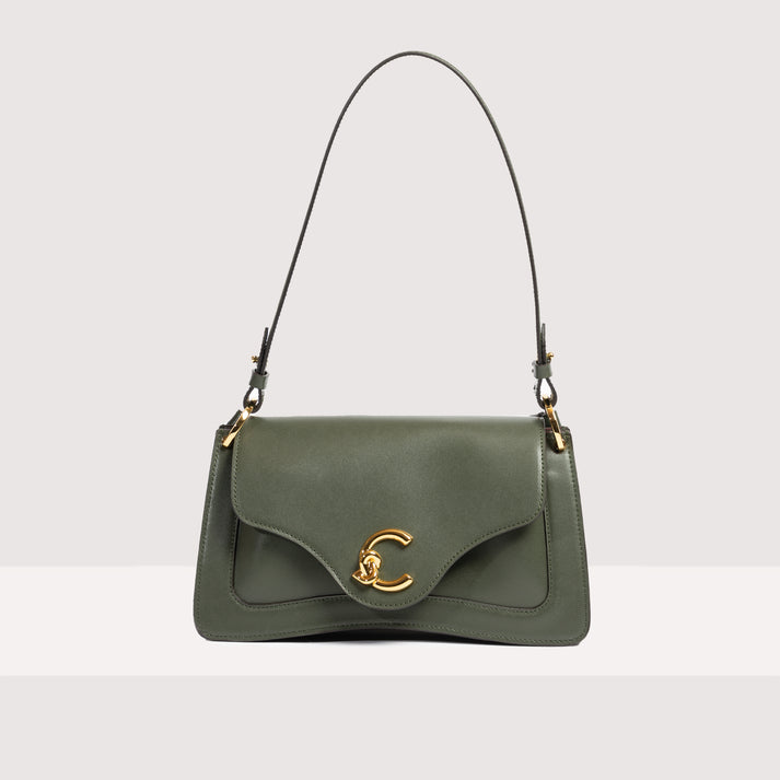 C-Me Calf Cocker Small Shoulder Bag