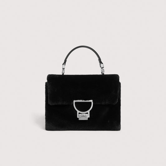 COCCINELLE ARLETTIS SYNTHETIC FUR SMALL