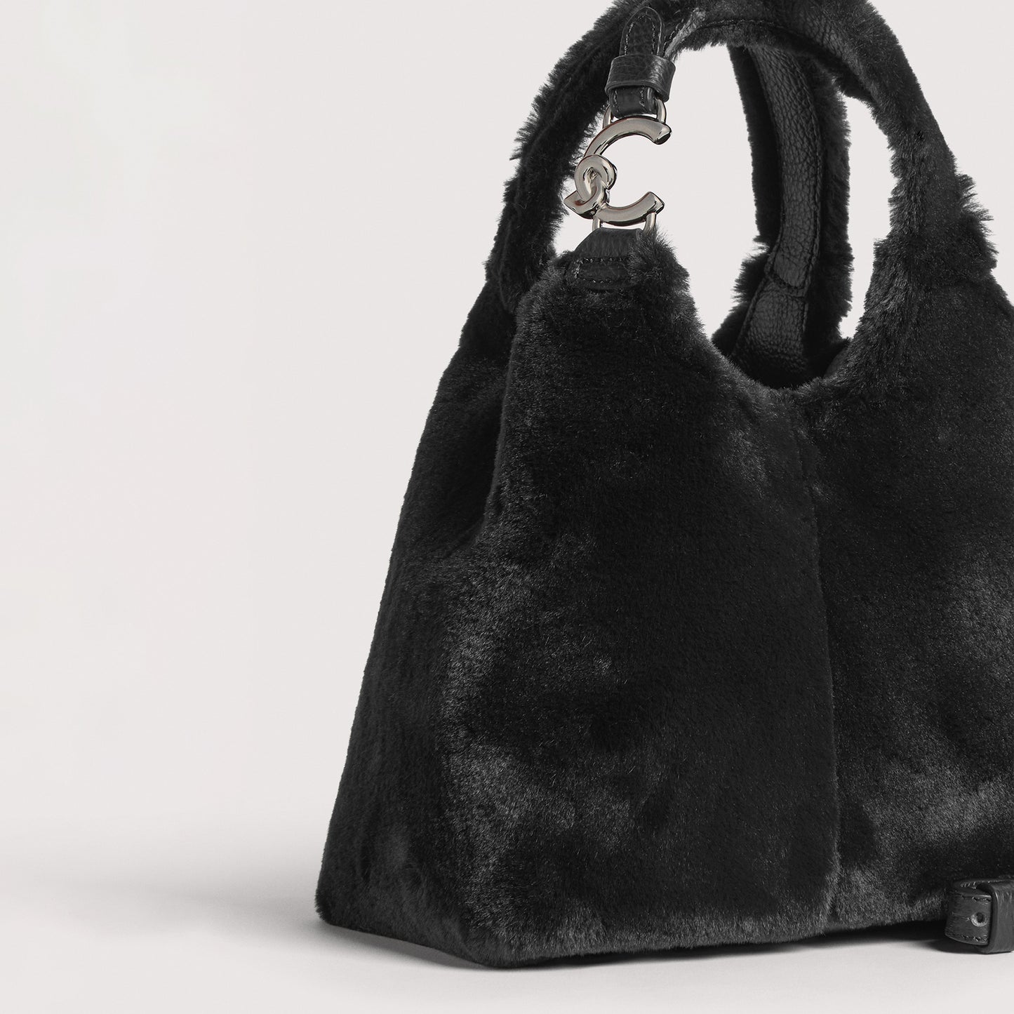 COCCINELLE C-EASY SYNTHETIC FUR SMALL