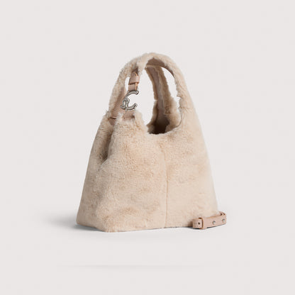 COCCINELLE C-EASY SYNTHETIC FUR SMALL