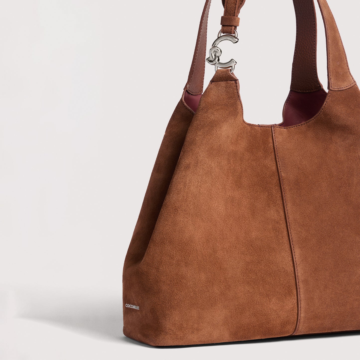 COCCINELLE C-EASY SUEDE MEDIUM