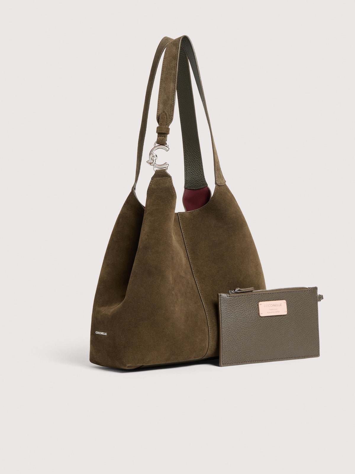 COCCINELLE C-EASY SUEDE MEDIUM