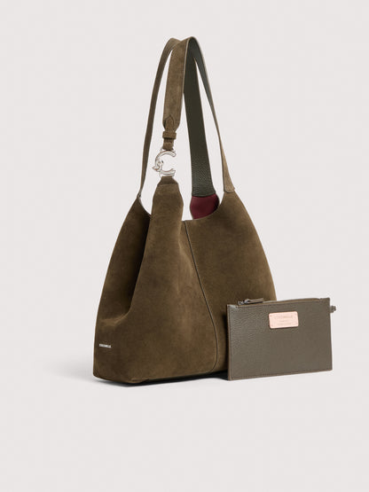 COCCINELLE C-EASY SUEDE MEDIUM