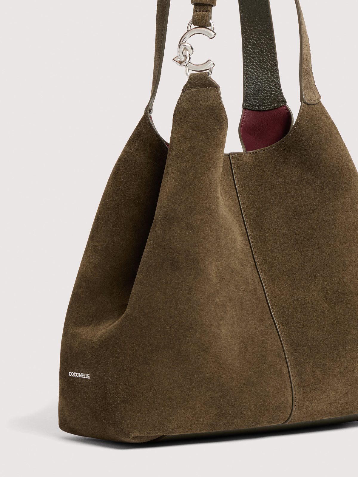 COCCINELLE C-EASY SUEDE MEDIUM
