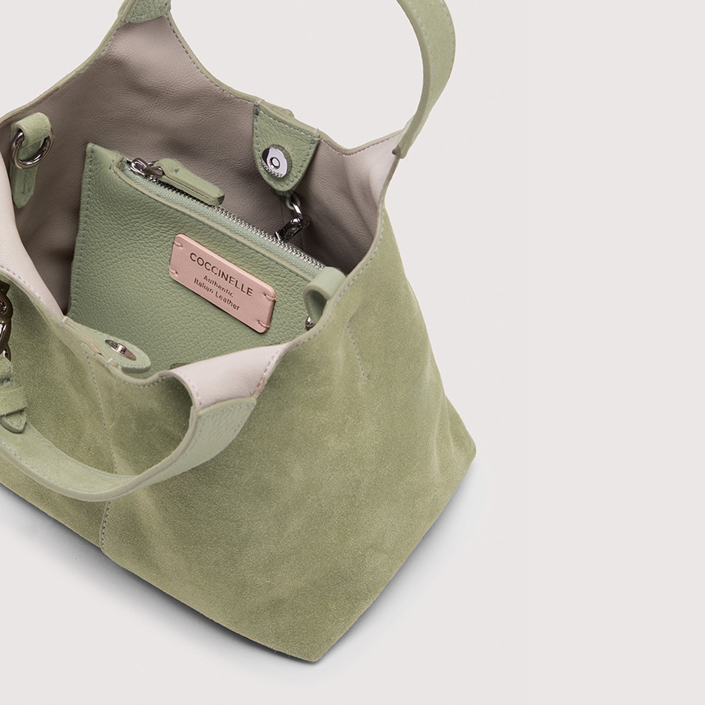 COCCINELLE C-EASY SUEDE SMALL