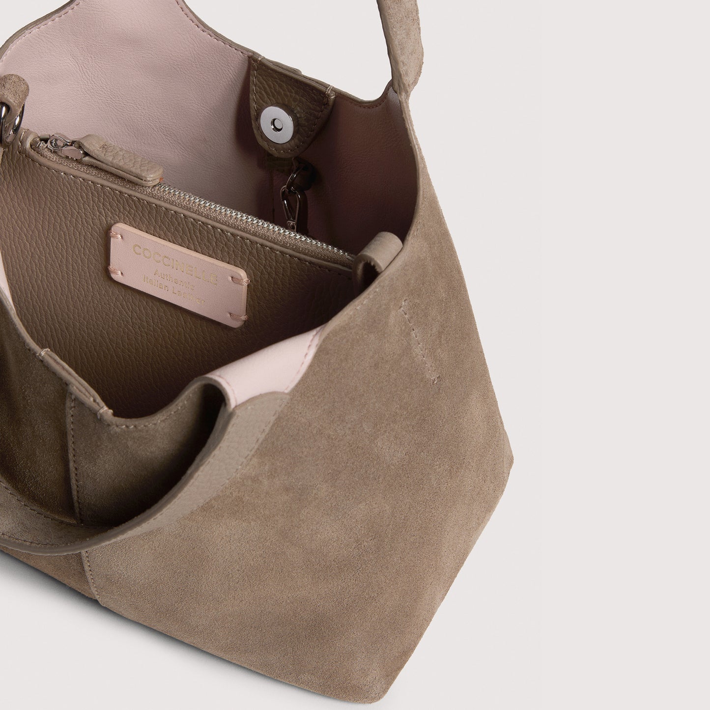 COCCINELLE C-EASY SUEDE SMALL