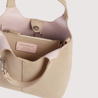 COCCINELLE C-EASY SUEDE SMALL