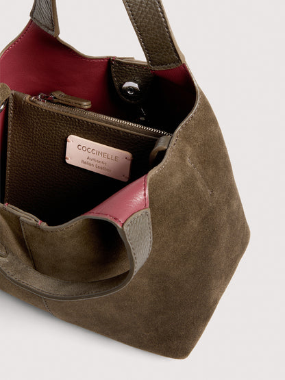 COCCINELLE C-EASY SUEDE SMALL