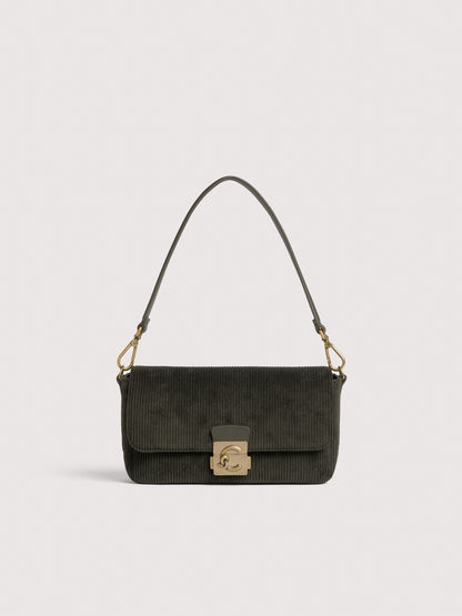 COCCINELLE C-ME LOCK CORDUROY MEDIUM
