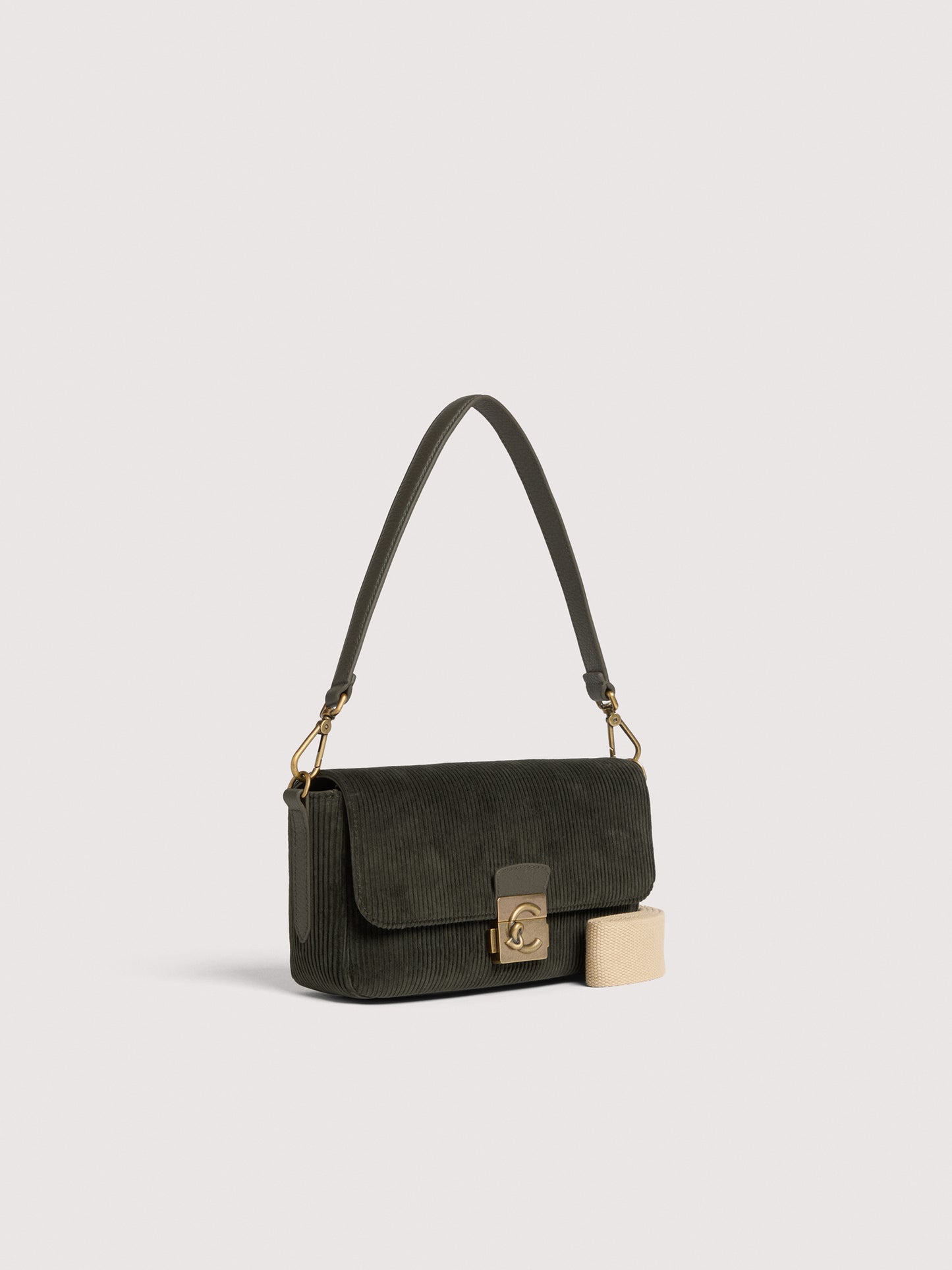 COCCINELLE C-ME LOCK CORDUROY MEDIUM