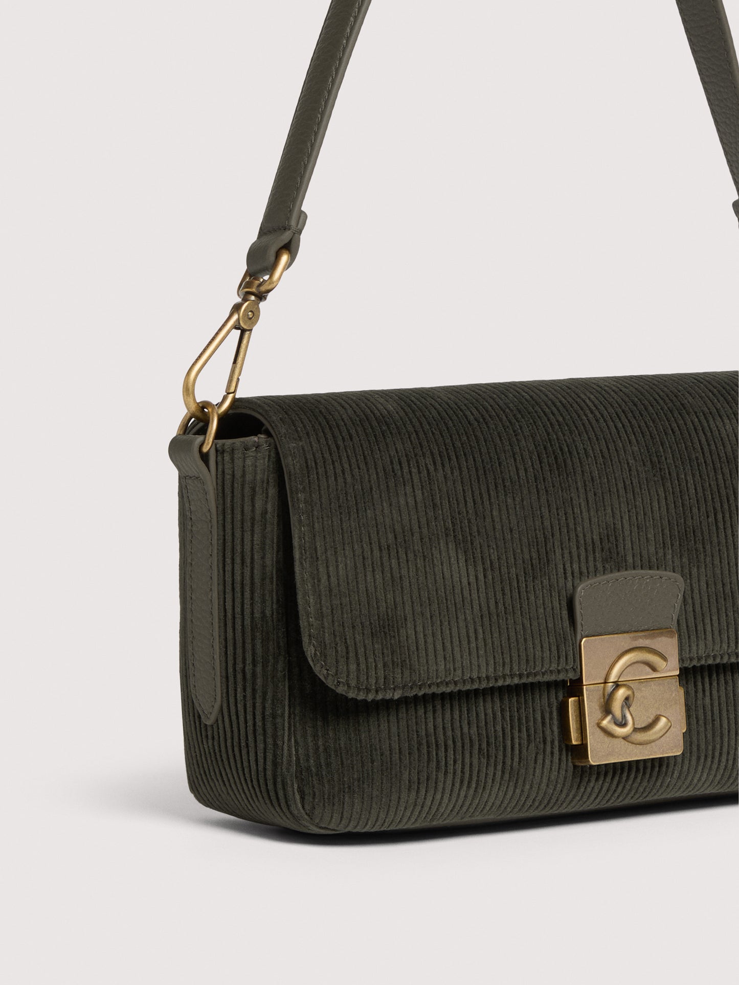 COCCINELLE C-ME LOCK CORDUROY MEDIUM