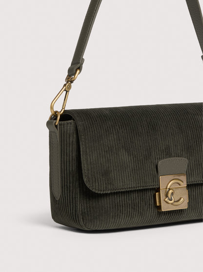 COCCINELLE C-ME LOCK CORDUROY MEDIUM