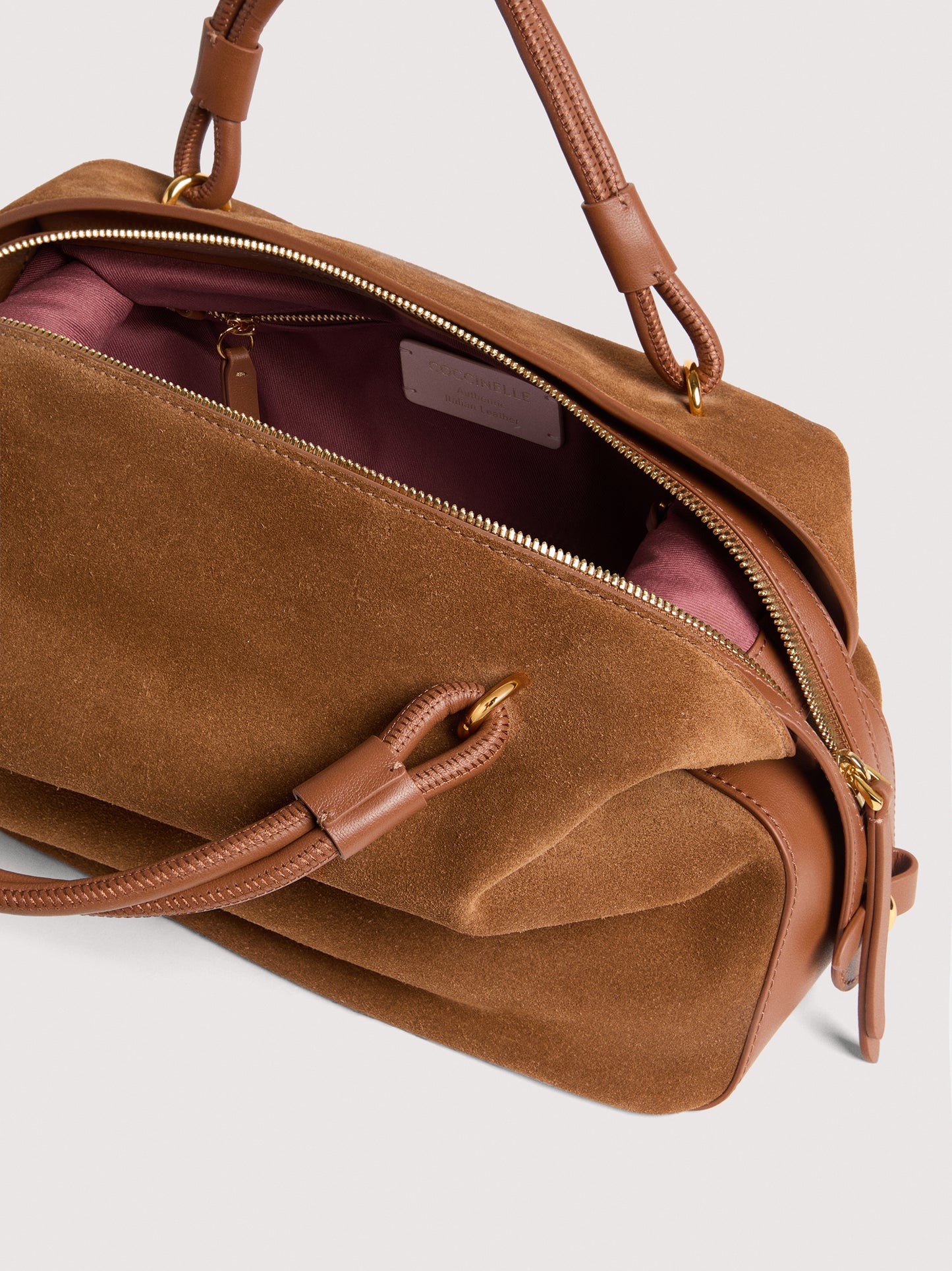COCCINELLE LIZZIE SUEDE BIMATERIAL SMALL