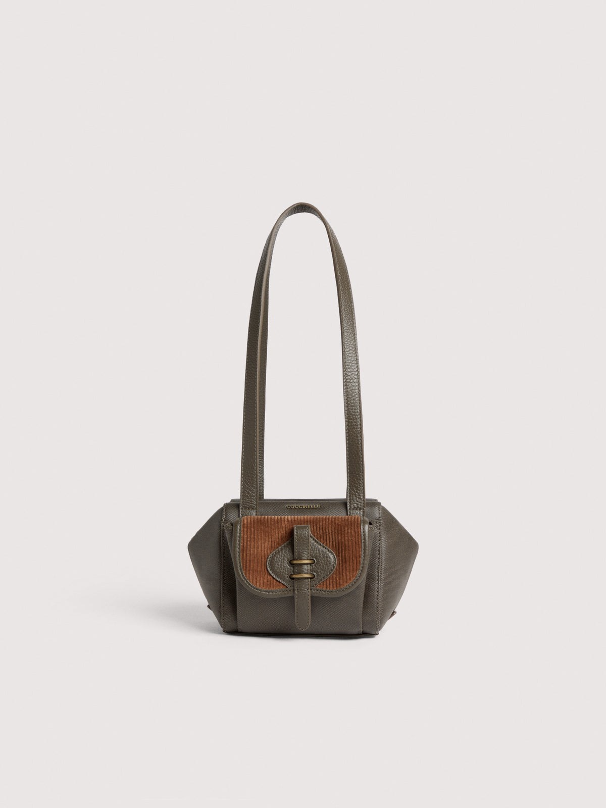 COCCINELLE MAVERY POCKET WAXED CORDUROY SMALL