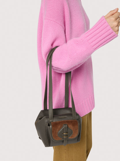 COCCINELLE MAVERY POCKET WAXED CORDUROY SMALL